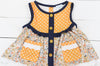 Girls Golden Autumn Bloomer Set