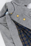 Girls Grey Pea Coat