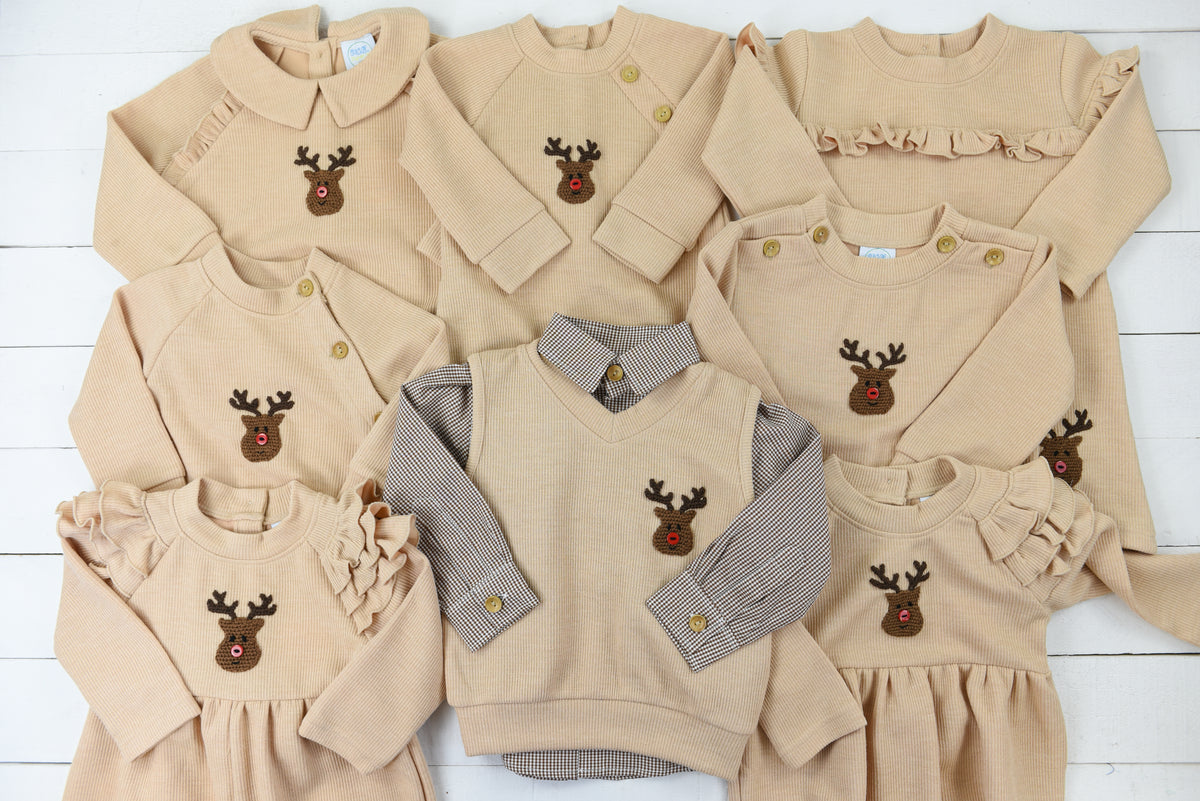 Red Nose Reindeer Boys Sweater