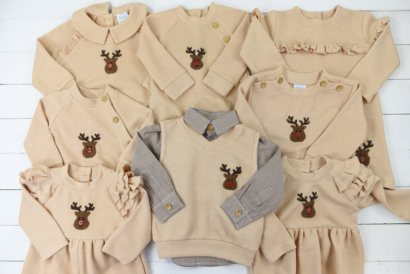 Red Nose Reindeer Boys Sweater