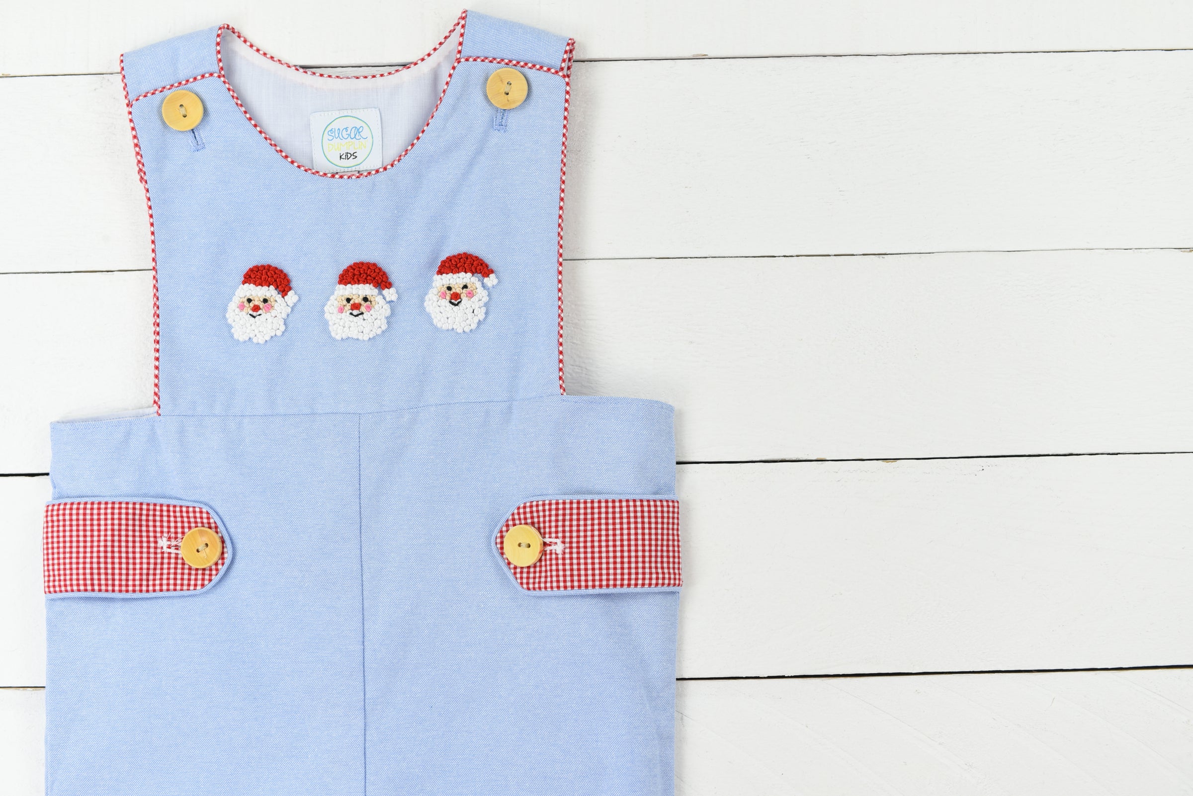 French Knot Santa Boys Longall