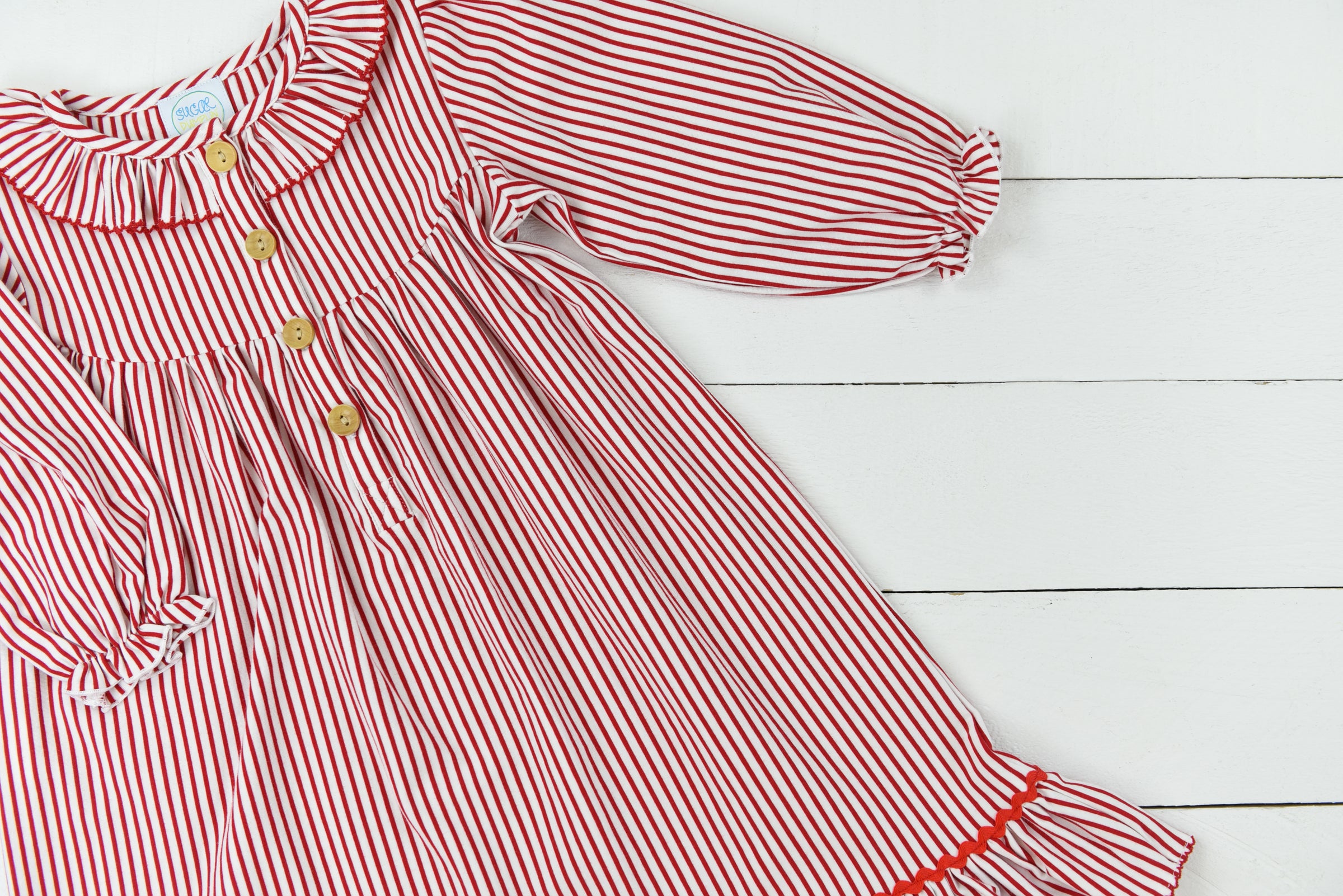 Red Stripe Nightgown