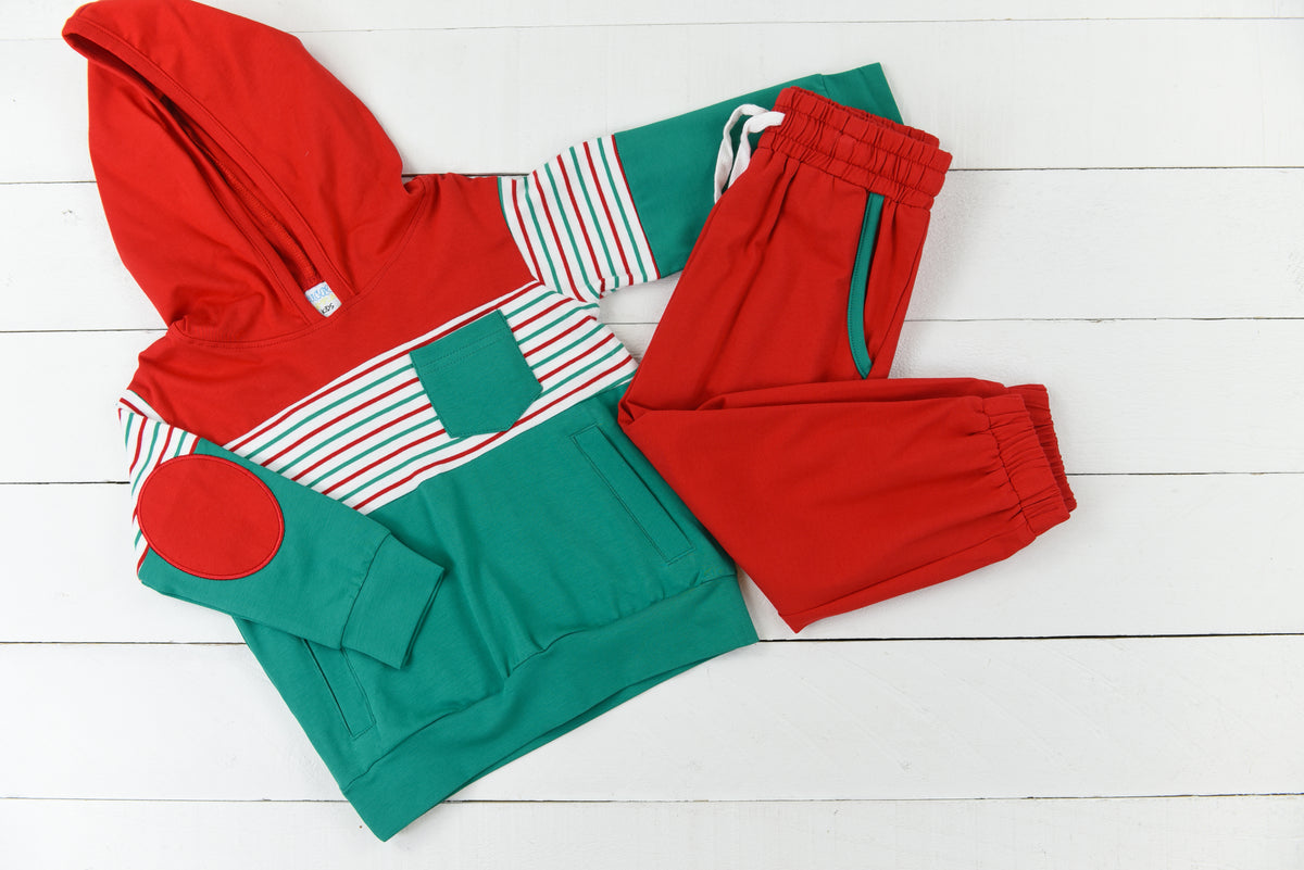 Feliz Navidad Boys Jogger Set