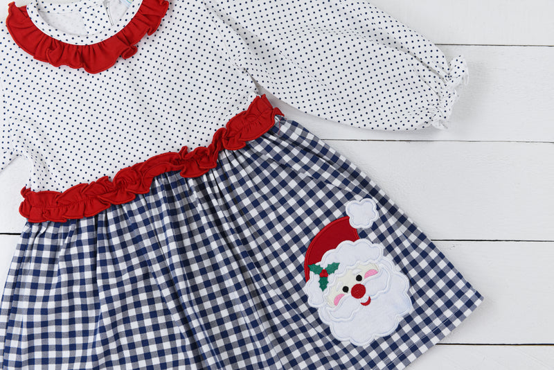 Applique Santa Dress