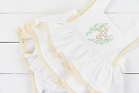 Linen Cross Bloomer Set