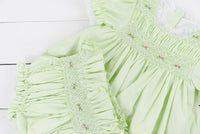 PO110: Elegant Smock Girls Bloomer Set