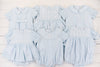 Embroidered Crosses Girls Bloomer Set