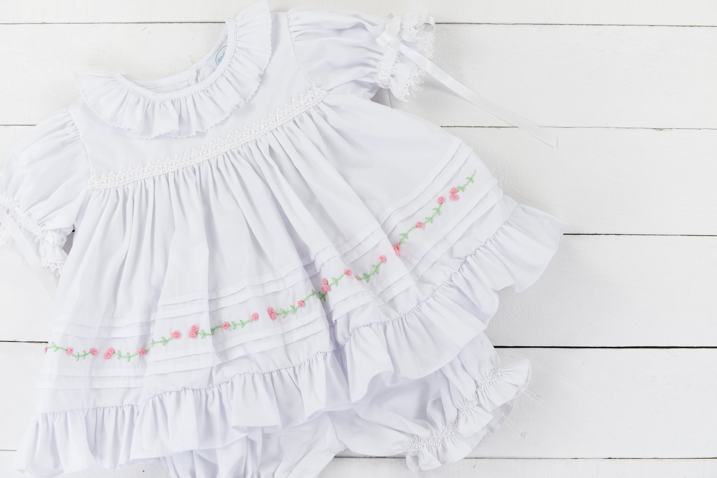 Easter Heirloom Girl Bubble Short Set