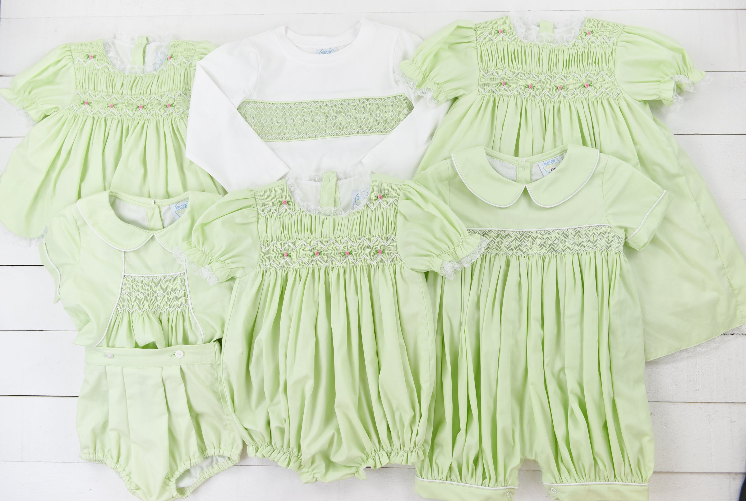 Elegant Smocked Bloomer Set