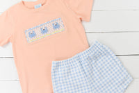 Little Blue Crab Boy Short Set