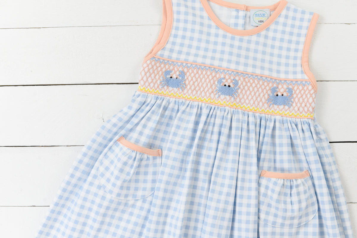 Little Blue Crab Dress