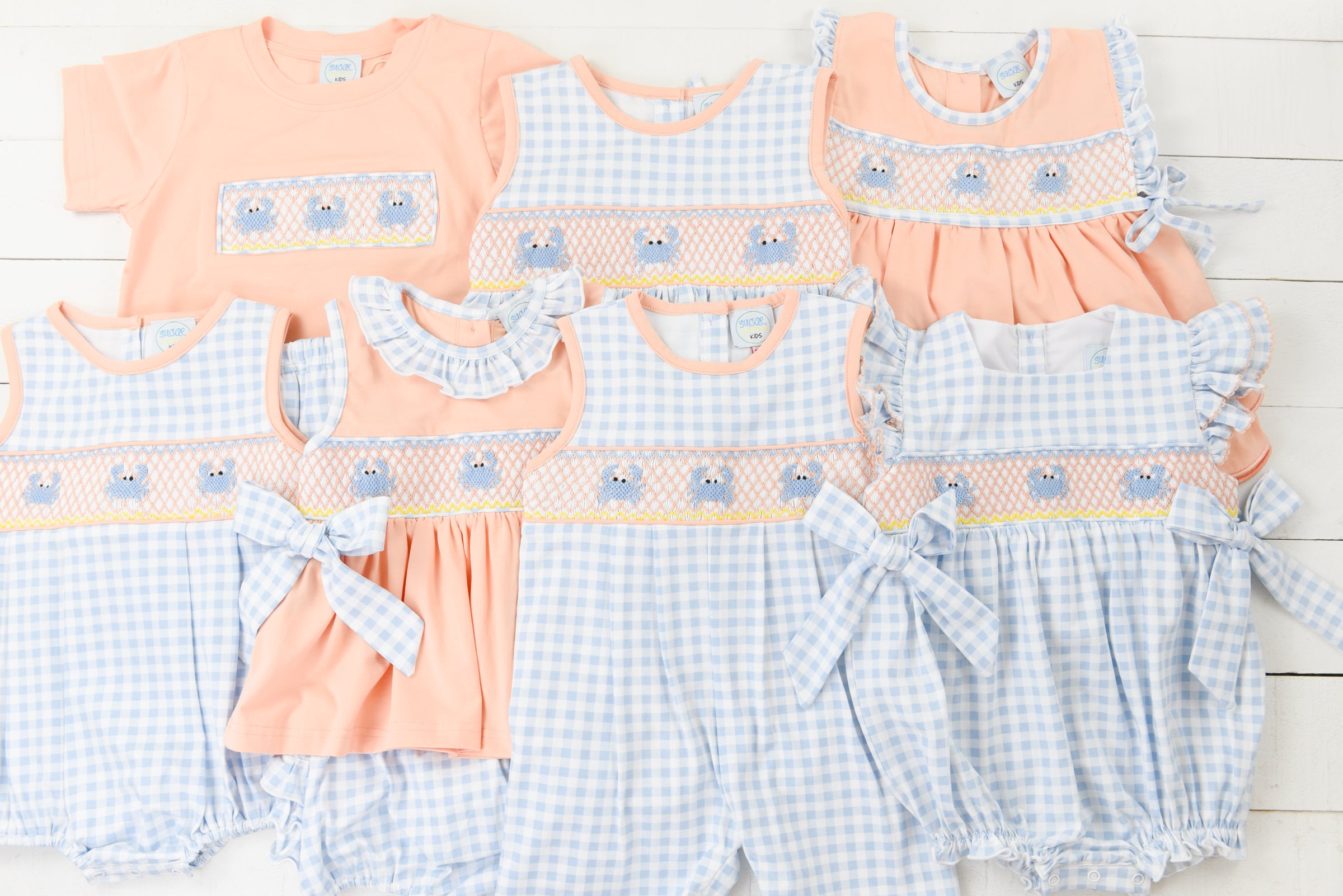 Little Blue Crab Boy Short Set