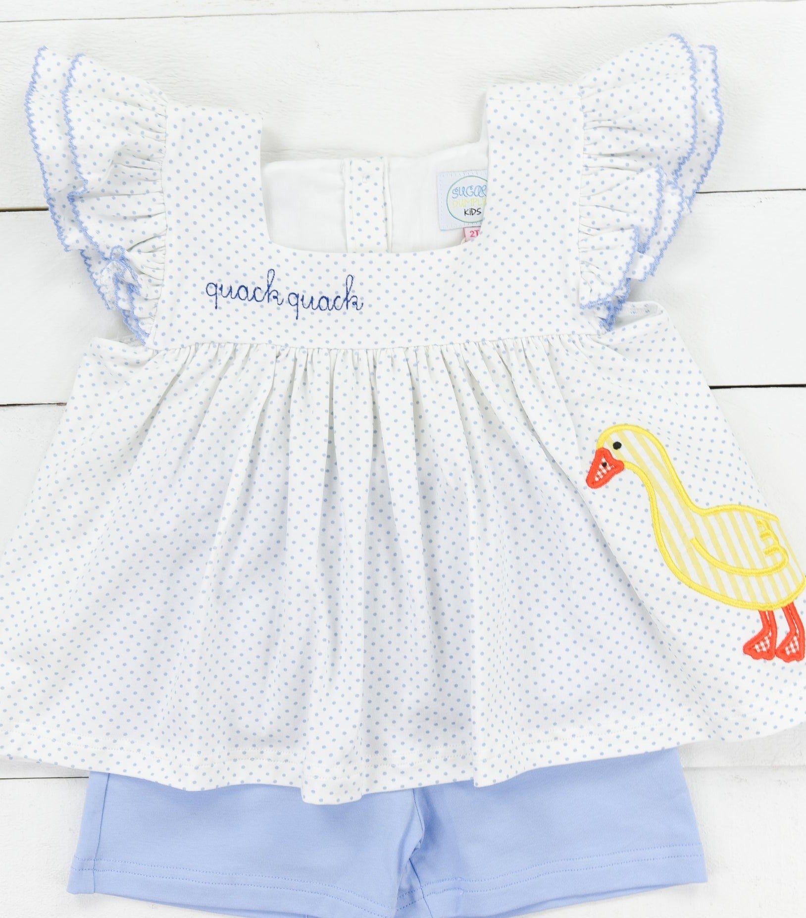 Girls Quack Quack Short Set