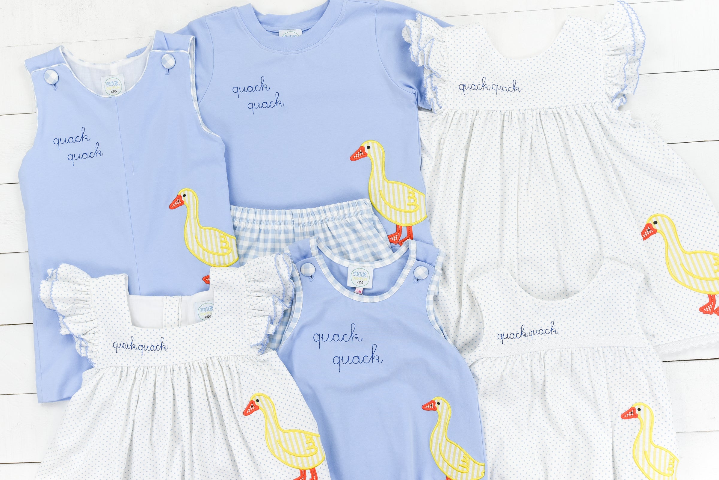 Girls Quack Quack Short Set