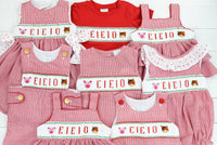 Smocked EIEIO Boys Short Set