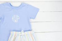 Elegant Pastels Boys Short Set