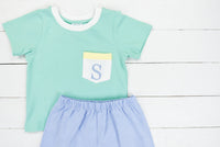 Sweet Spring Boys Short Set