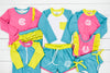 Vibrant Girls 2pc Swimsuit