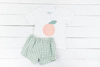 Boys Summer Peach Shorts Set