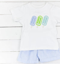 Boys Popsicle Party Shorts Set