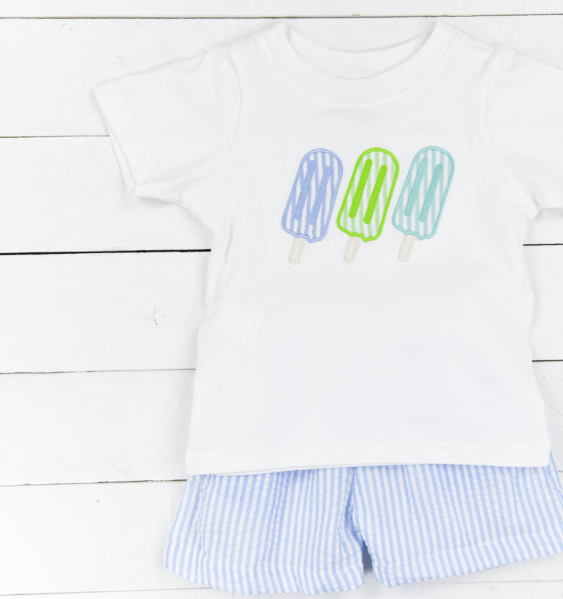 Boys Popsicle Party Shorts Set