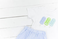 Boys Popsicle Party Shorts Set