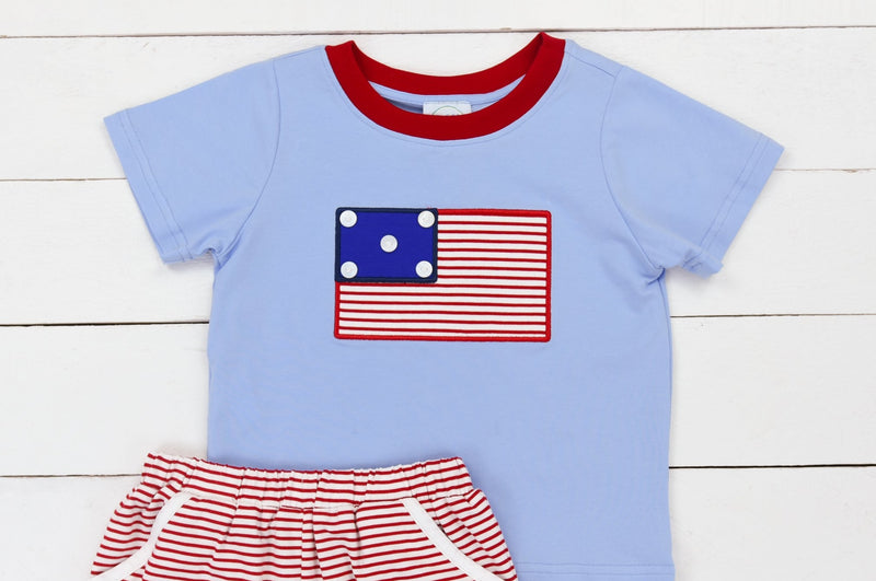 PO91: Boys All American Short Set