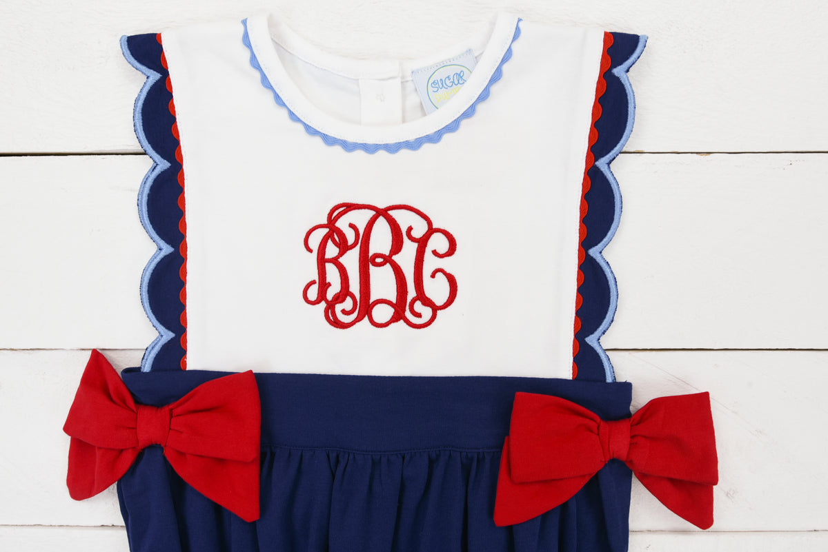 Girls Classic Patriotic Bubble