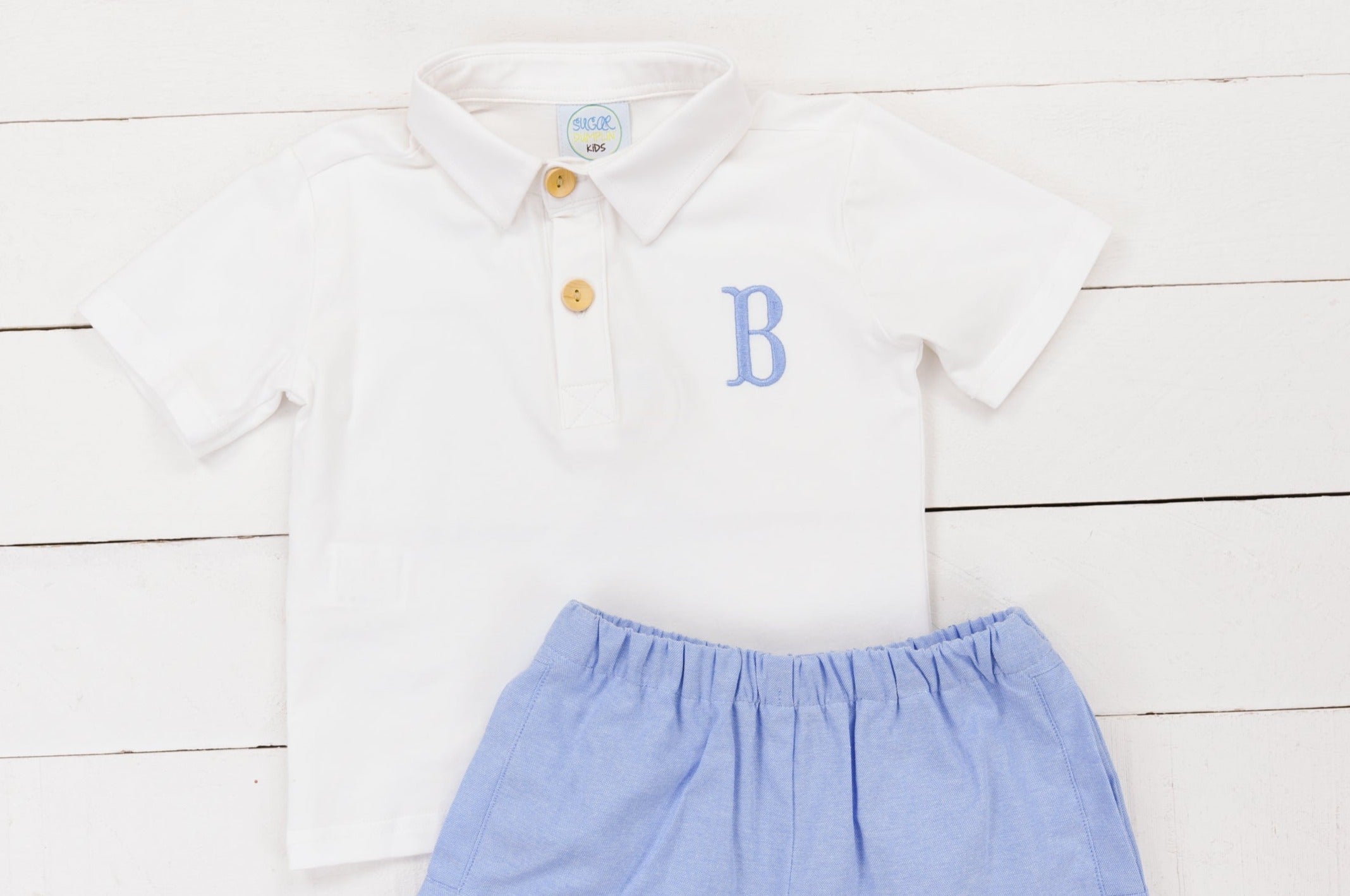 Boys Pastel Summer Short Set