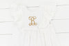 Girls Beach Linen Dress