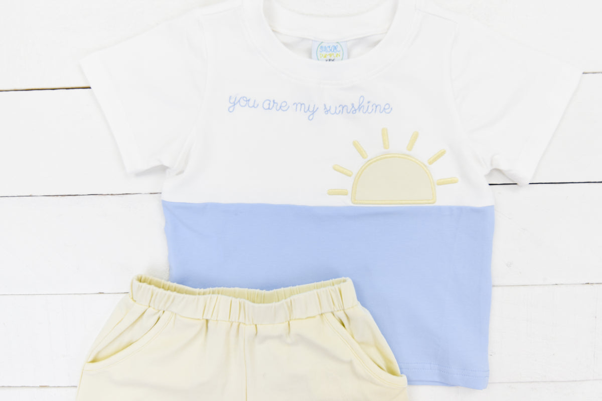 Boys Sweet Sunshine Short Set