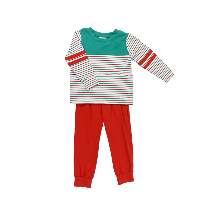 Feliz Navidad Boys Pants Set