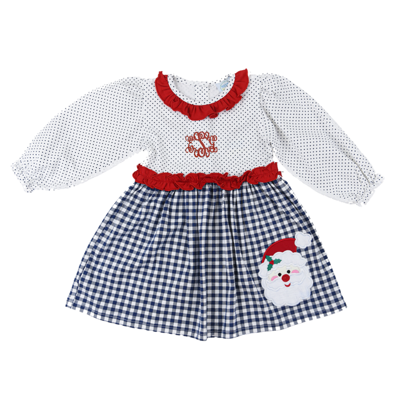 Applique Santa Dress