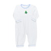 Bitty Dot Christmas Tree Boys Long Romper