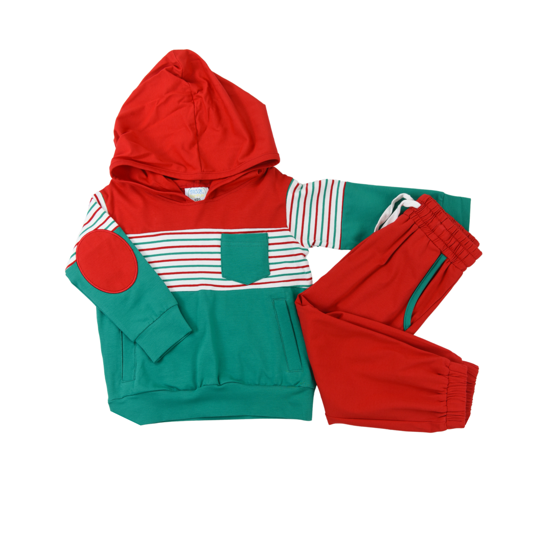 Feliz Navidad Boys Jogger Set