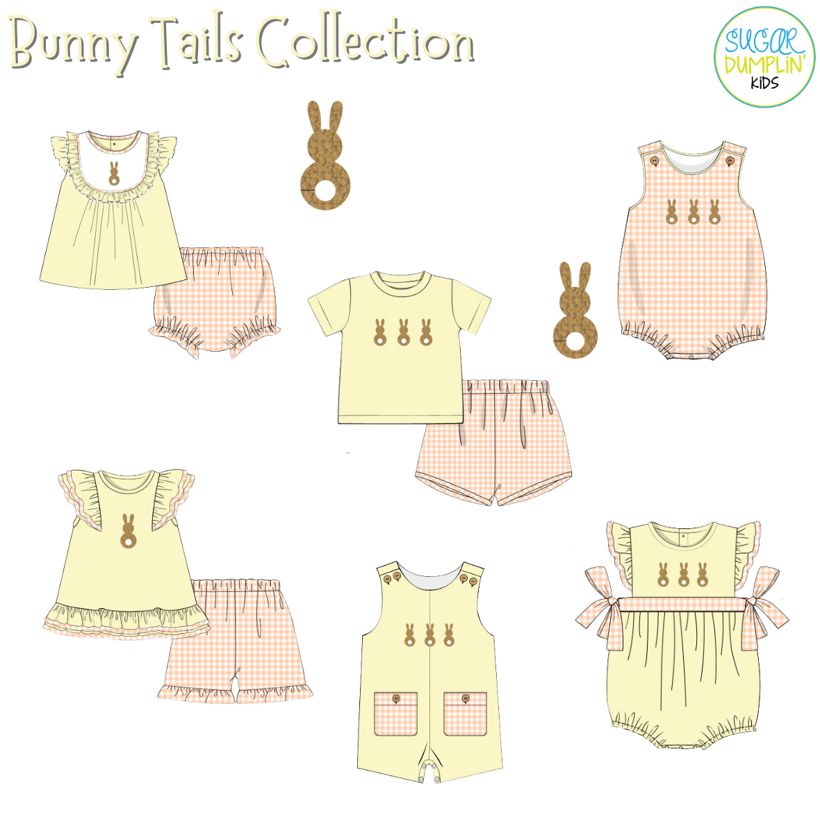 PO110: Bunny Tails Girls Bubble