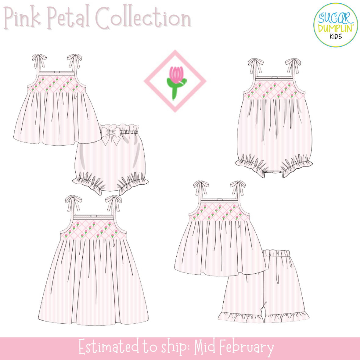 PO110: Pink Petal Girls Bubble