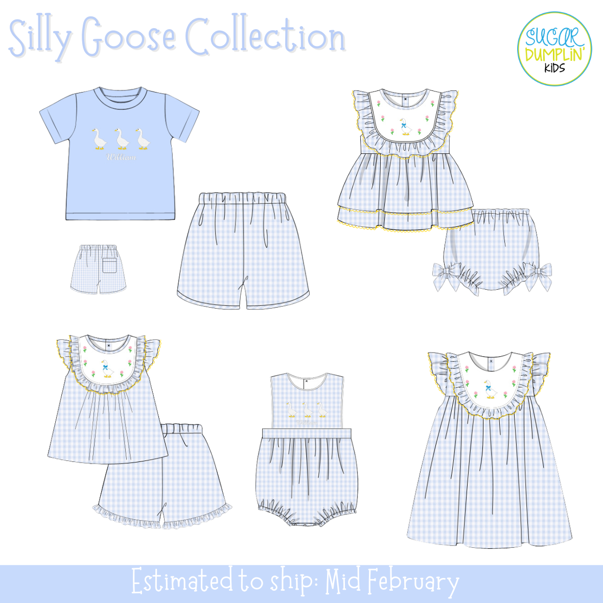 PO110: Silly Goose Girls Bloomer Set