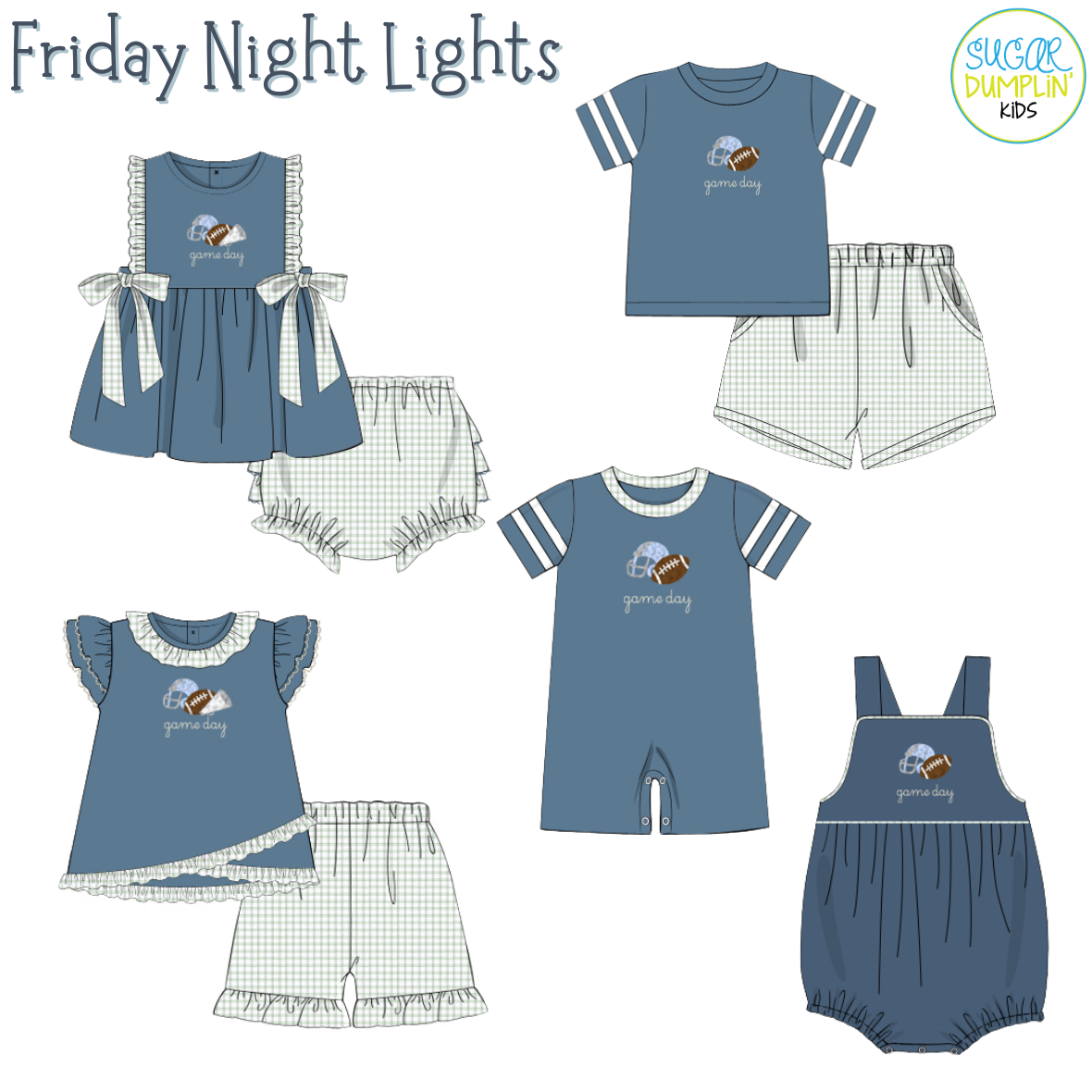 PO114: Friday Night Lights Girls Bloomer Set