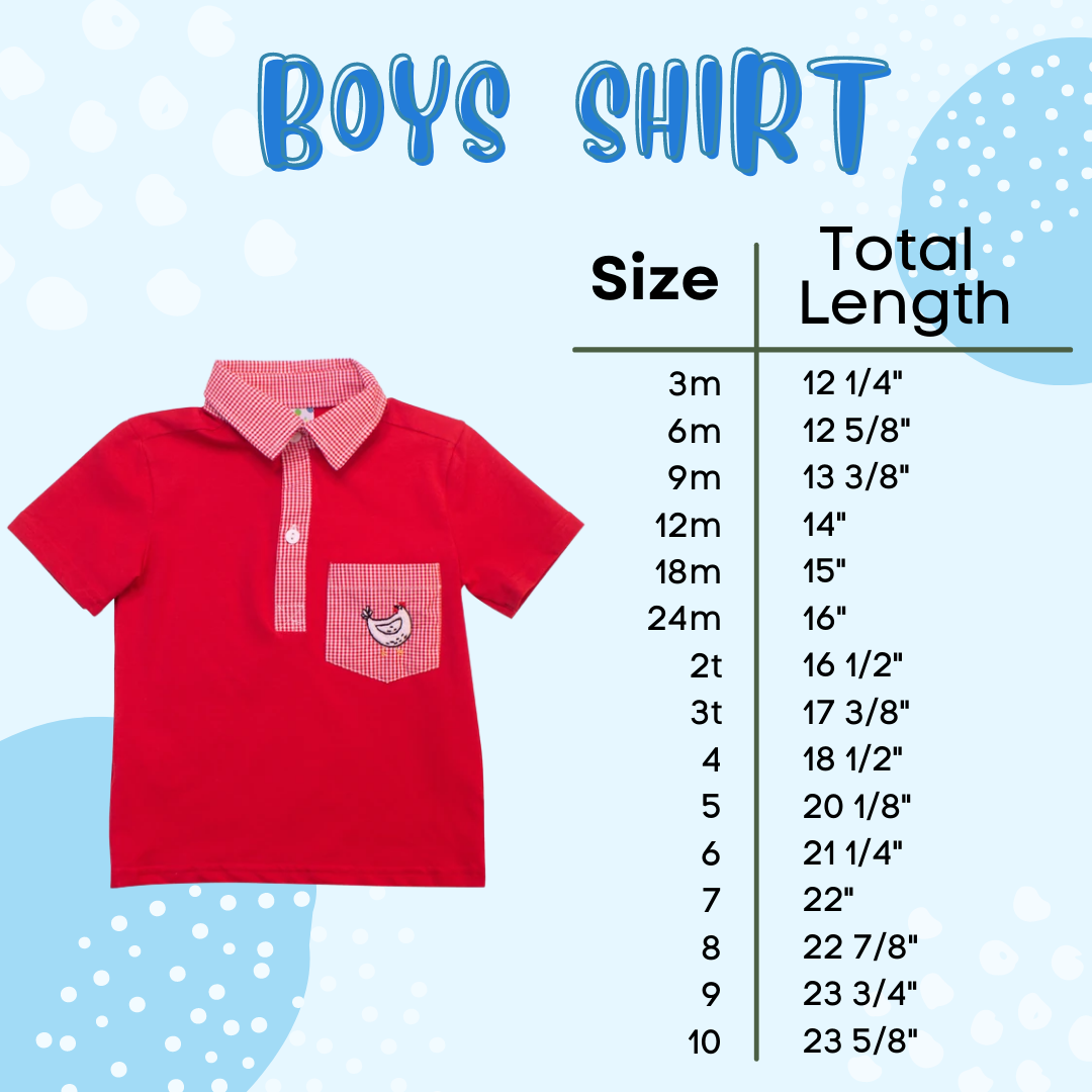 Boys Winter White Shirt Only