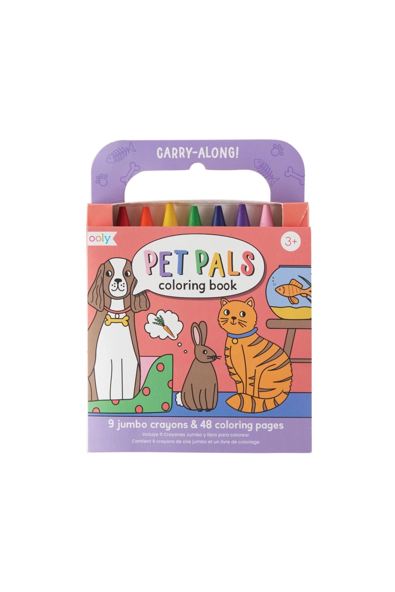 Carry Along Crayon & Coloring Book Kit-Pet Pals