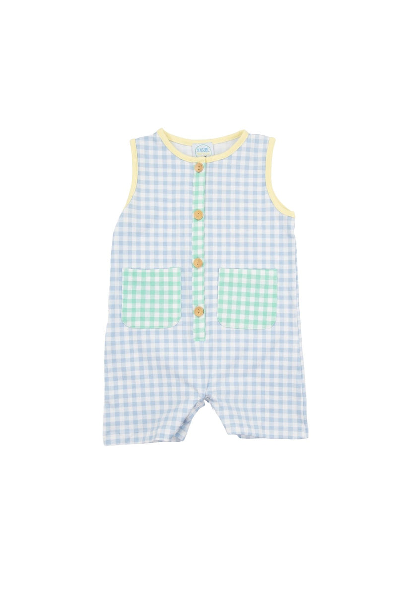 Boys Color Block Shortall