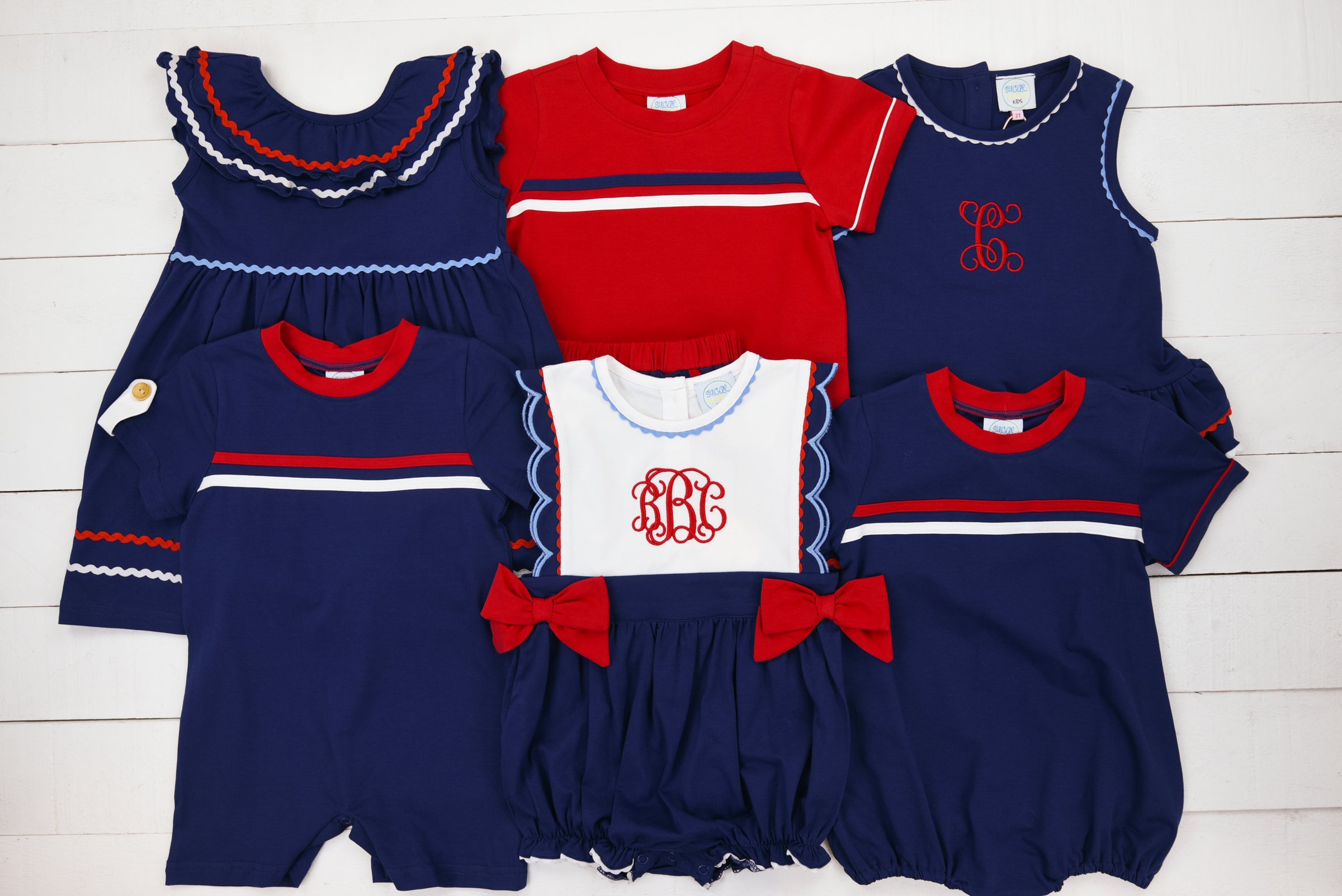 Girls Classic Patriotic Bubble