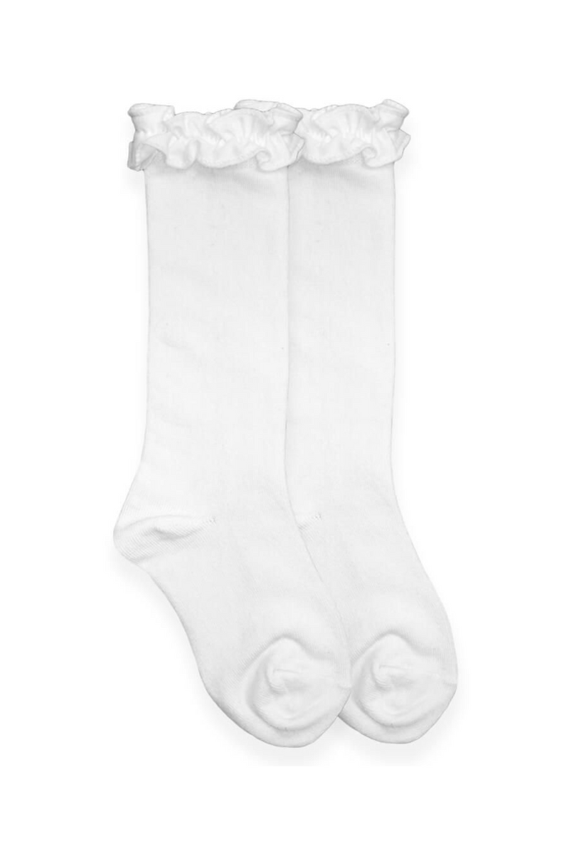 Ruffle Knee High Socks