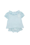 Girls Skye Blue Diaper Set