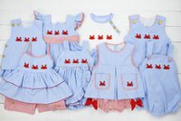 Girls Cute and Crabby Short Set