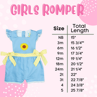 Girls Summer Fun Romper