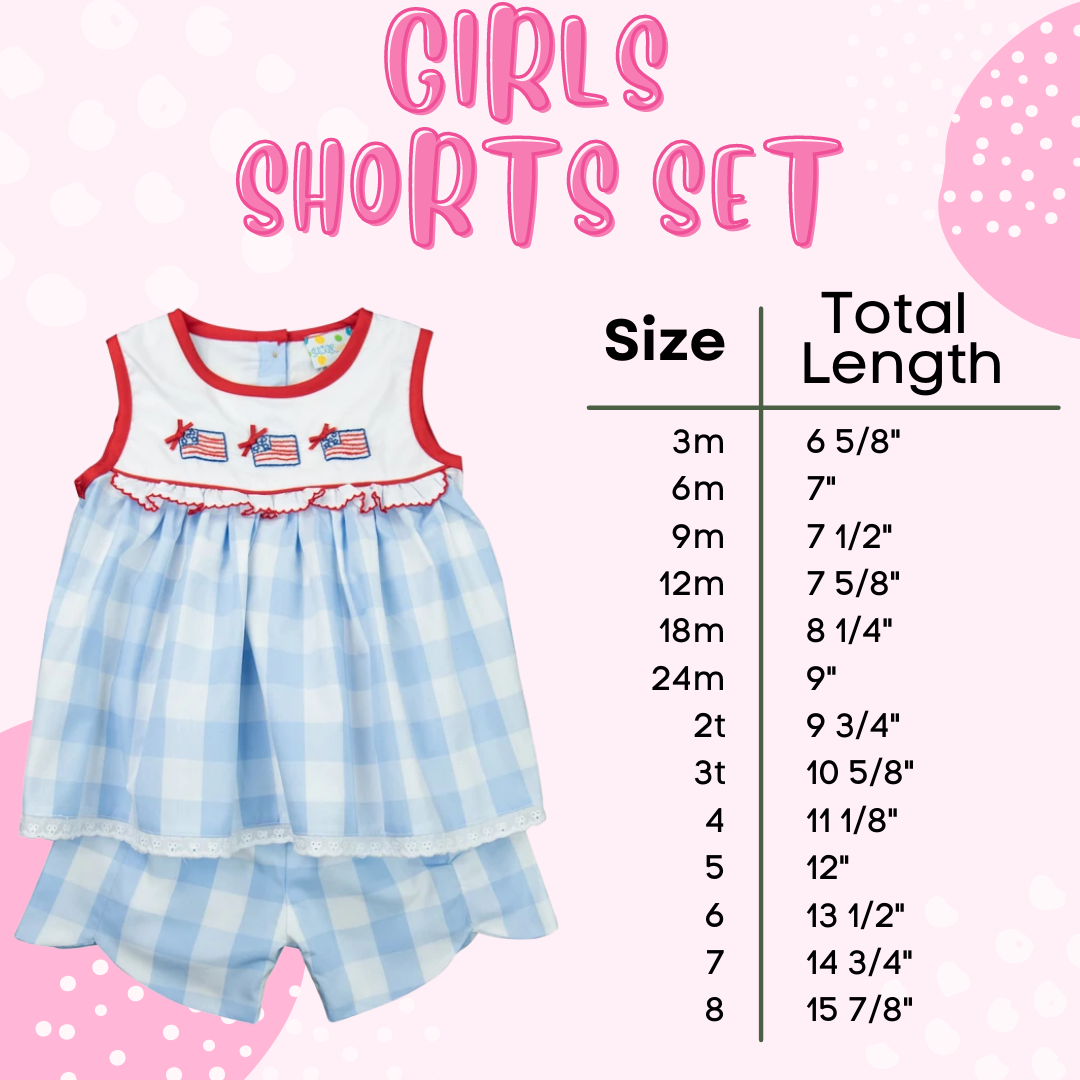 Girls Big Sister Shorts Set