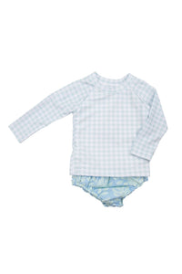 Boys Tropical Swim Rashguard Diaper Set