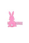 Glitter Bunny Ribbon Art Clip